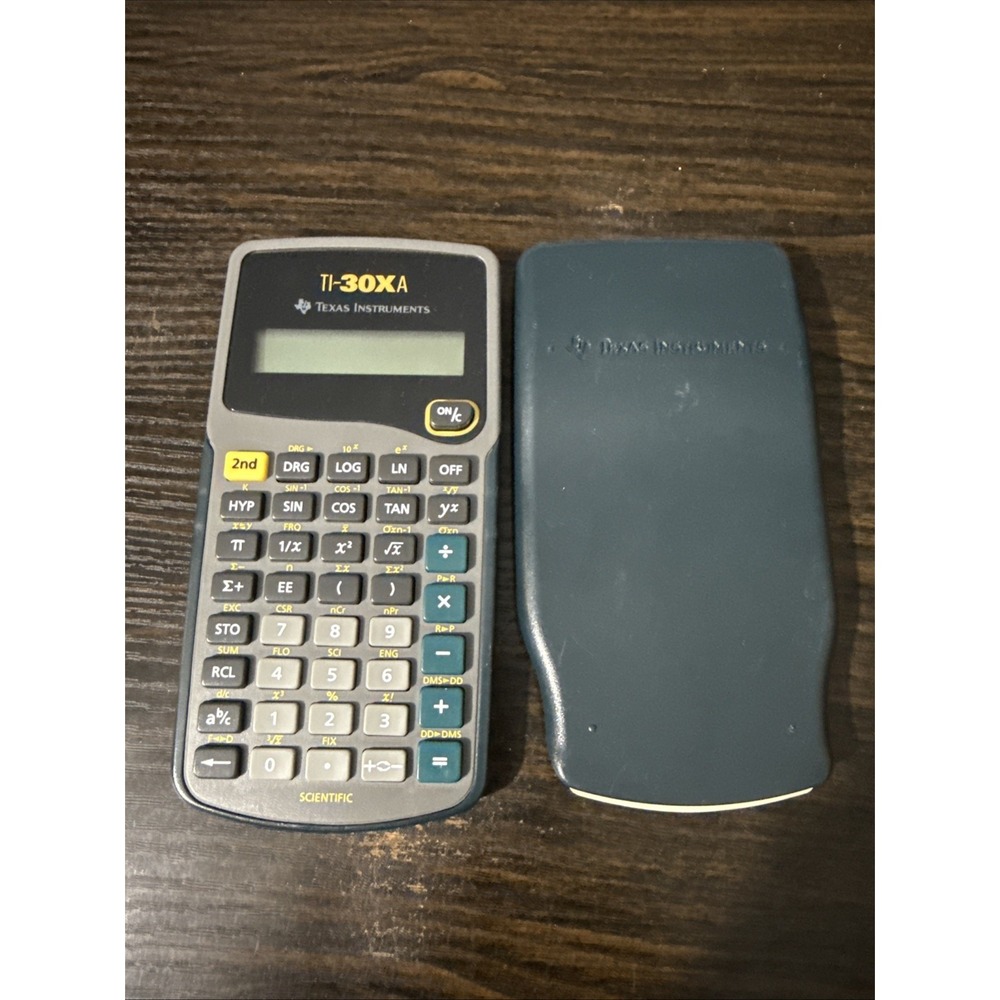 TEXAS INSTRUMENTS TI-30XA SCIENTIFIC CALCULATOR SOLAR - TESTED AND WORKS GREAT